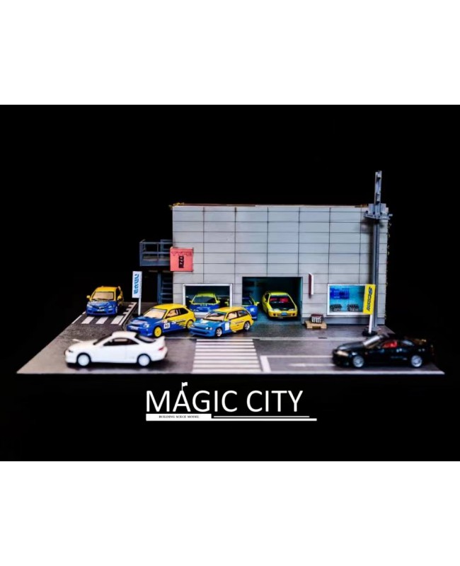 (預訂 Pre-order) Magic City 1/64 場景 日本 TYPE ONE 改裝總部 (重置版)