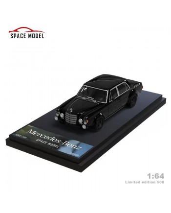 (預訂 Pre-order) Space Model 1:64 Benz 300SEL AMG (Diecast car model) 黑色