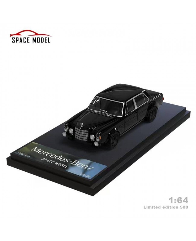 (預訂 Pre-order) Space Model 1:64 Benz 300SEL AMG (Diecast car model) 黑色