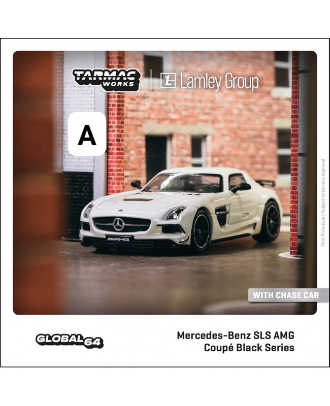 (預訂 Pre-order) Tarmac T64G-027-WH - 1/64 Mercedes-Benz SLS AMG Coupé Black Series White Metallic (Diecast car model)