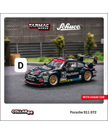 (預訂 Pre-order) Tarmac T64S-004-98LM - 1/64 Porsche 911 GT2 24h Le Mans 1998 #60 (Diecast car model)