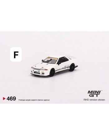 (預訂 Pre-order) Mini GT 1/64 MGT00469-R - Top Secret Nissan Skyline GT-R VR32 White RHD (Diecast car model)