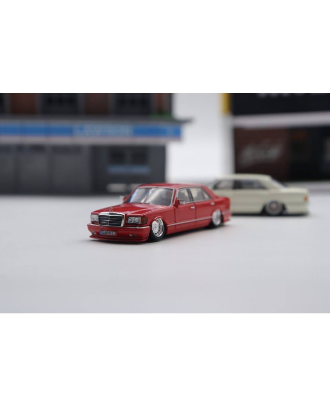 (預訂 Pre-order) Master 1/64 Benz S560 W126 (Diecast car model) Red