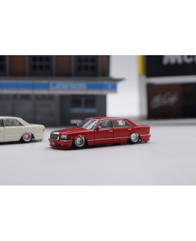 (預訂 Pre-order) Master 1/64 Benz S560 W126 (Diecast car model) Red