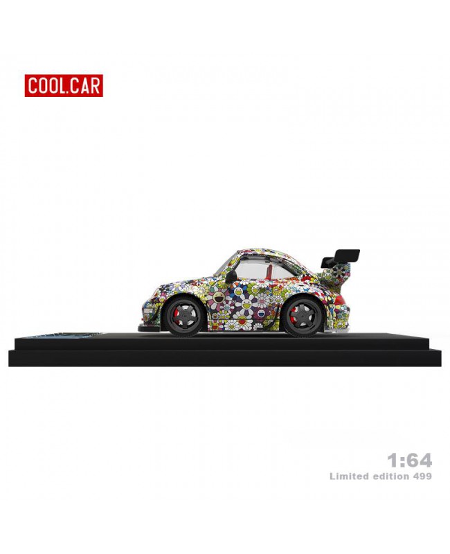 (預訂 Pre-order) CoolCar 1:64 Q版 RWB993(Diecast car model) 太陽花 (限量499臺)