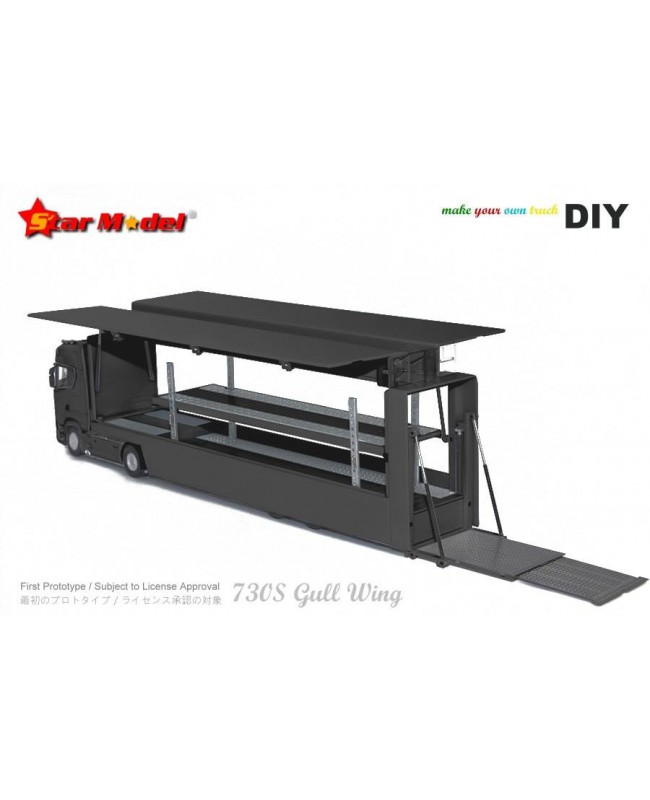 (預訂 Pre-order) Star Model 1:64 S730 V8 Enclosed Double Deck Gull Wing Transporter (Diecast car model)