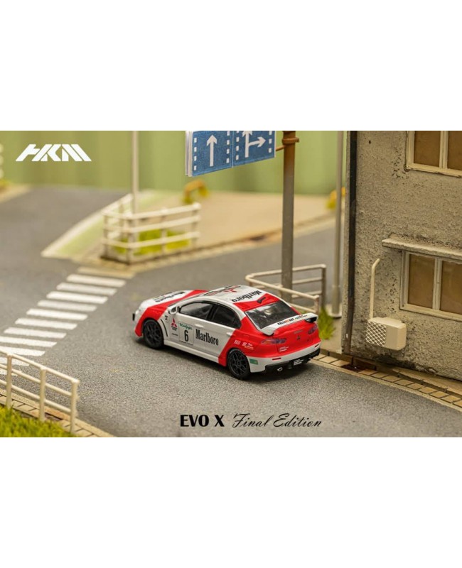 (預訂 Pre-order) HKM 1:64 Lancer Evolution EVO X 10代 (Diecast car model) White