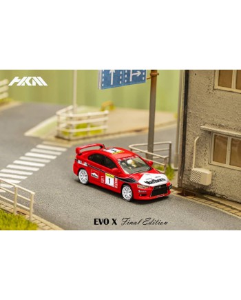 (預訂 Pre-order) HKM 1:64 Lancer Evolution EVO X 10代 (Diecast car model) Red
