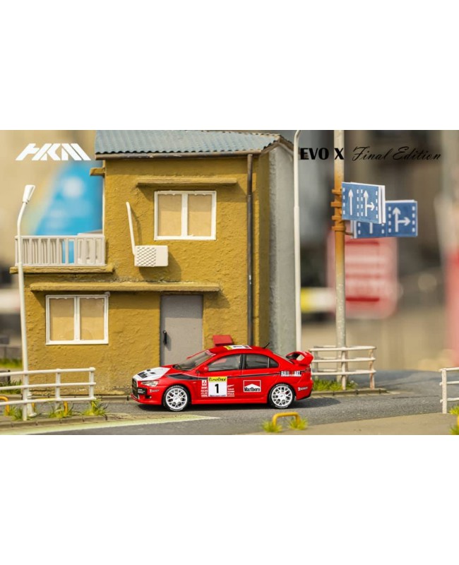 (預訂 Pre-order) HKM 1:64 Lancer Evolution EVO X 10代 (Diecast car model) Red