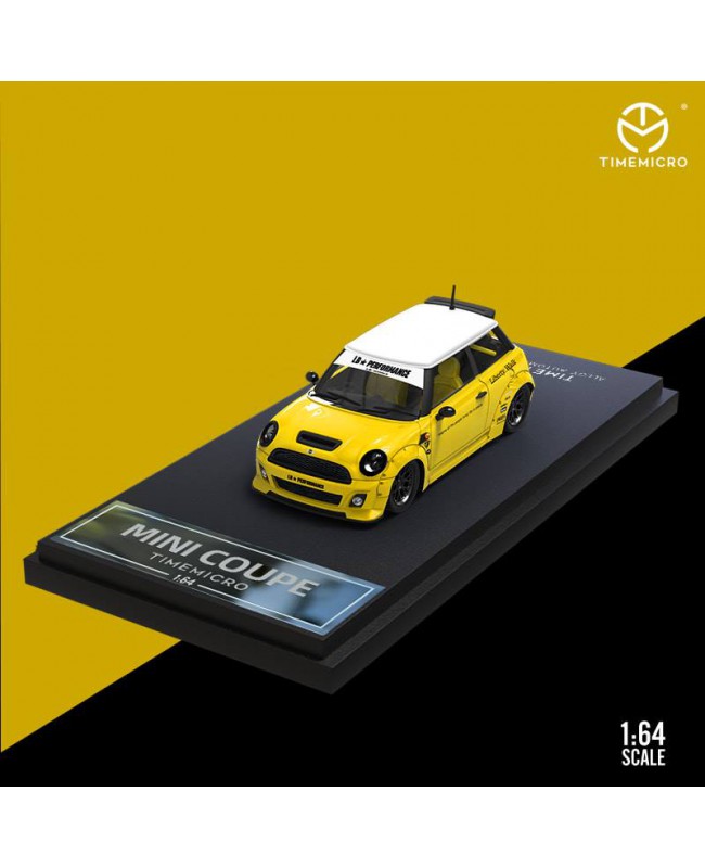 (預訂 Pre-order) TimeMicro 1:64 BMW MINI 改裝 LBWK  (Diecast car model) 黃色普通版
