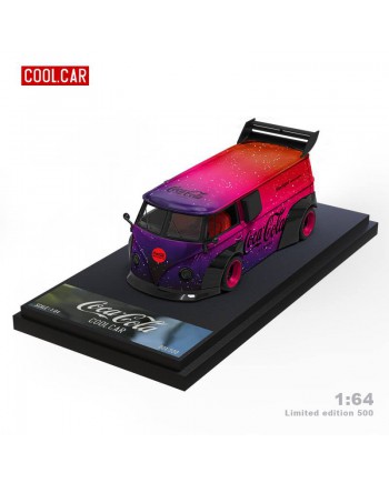 (預訂 Pre-order) CoolCar 1/64 VW T1 限量499台(Diecast car model) Starlight (紫色) 普通版