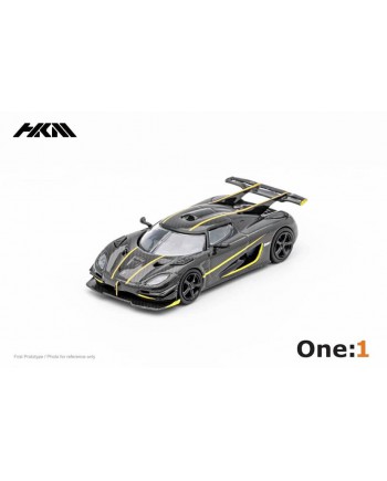 (預訂 Pre-order) HKM 1:64 Koenigsegg Agera One (Diecast car model) Gold 金邊