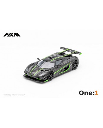 (預訂 Pre-order) HKM 1:64 Koenigsegg Agera One (Diecast car model) Green 綠邊