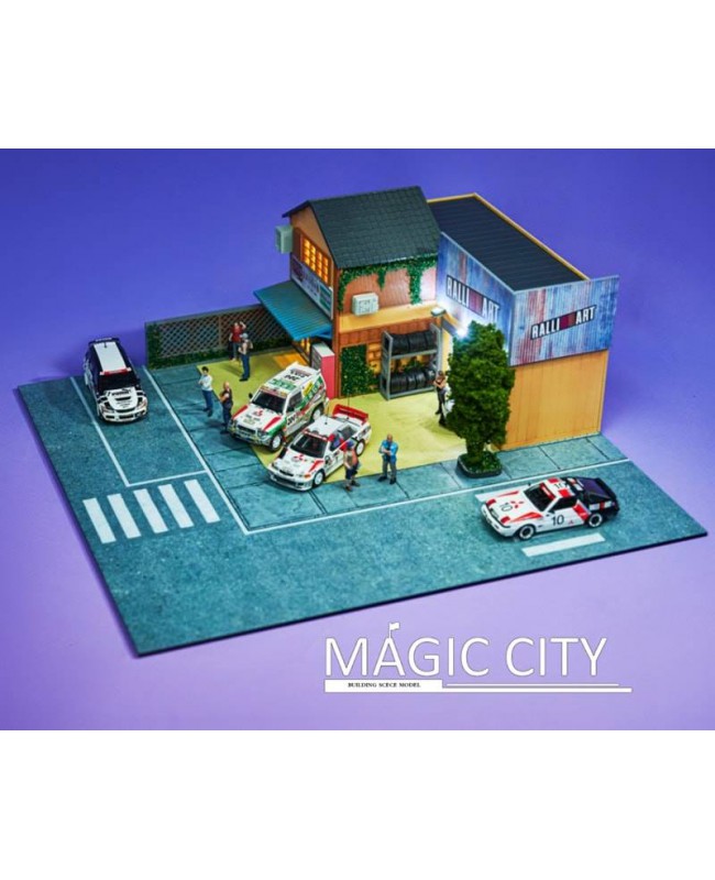 (預訂 Pre-order) Magic City 魔都模型 1/64 日本街景  JP00012 三菱改裝店