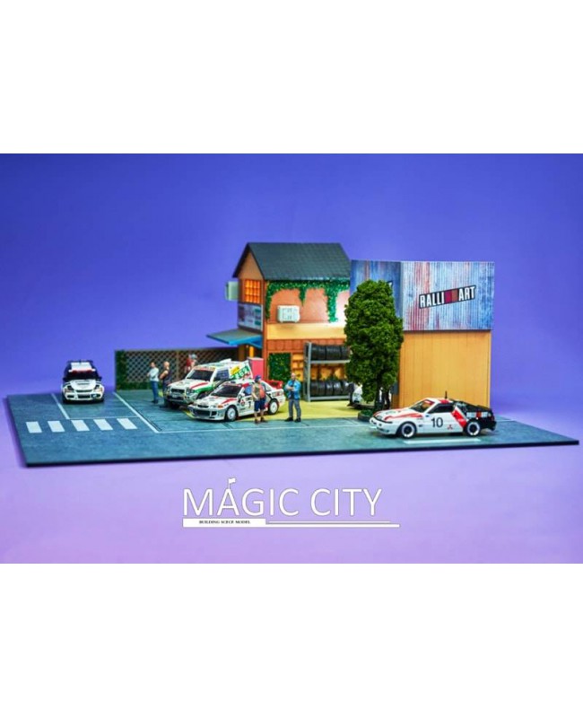 (預訂 Pre-order) Magic City 魔都模型 1/64 日本街景  JP00012 三菱改裝店