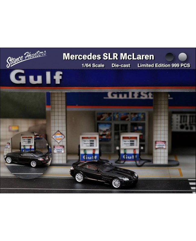 (預訂 Pre-order) Stance Hunters 1/64 Mercedes SLR Mclaren (Diecast car model) Black