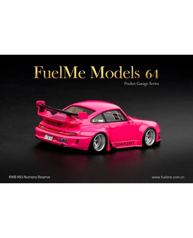 (預訂 Pre-order) FuelMe 1/64 RWB993 Yyes Piagey 粉色 (Resin car model)