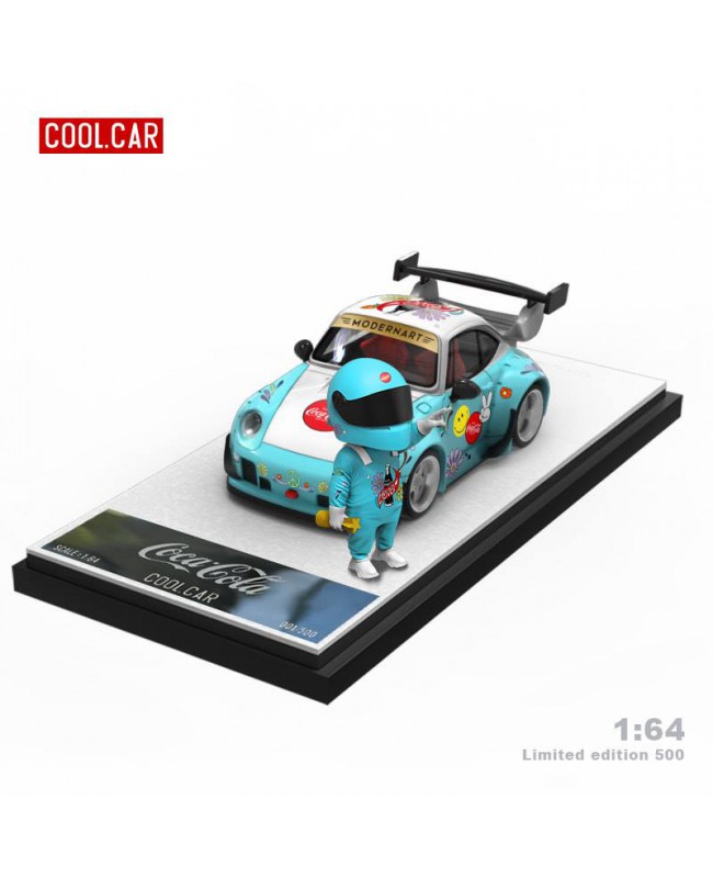 (預訂 Pre-order) Coolcar 1/64 Limited edition Q scale RWB (Diecast car model) 限量500台 Coca cola 人偶版