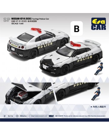 (預訂 Pre-order) ERA CAR NISSAN GT-R (R35) 櫪木縣警車 + 抱枕 (Diecast car model)