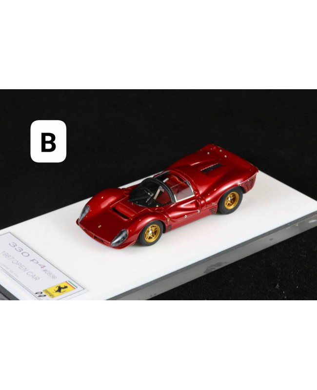(預訂 Pre-order) DMH 1/64 Ferrari 330p4 DM640028 Metallic red 限量99台 (Resin car model)