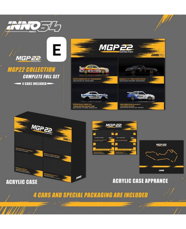 (預訂 Pre-order) Inno64 MACAU GRAND PRIX COLLECTION 2022 MACAU GRAND PRIX 2022 SPECIAL EDITION BOX SET Limited Produced to 300pcs(Diecast car model)