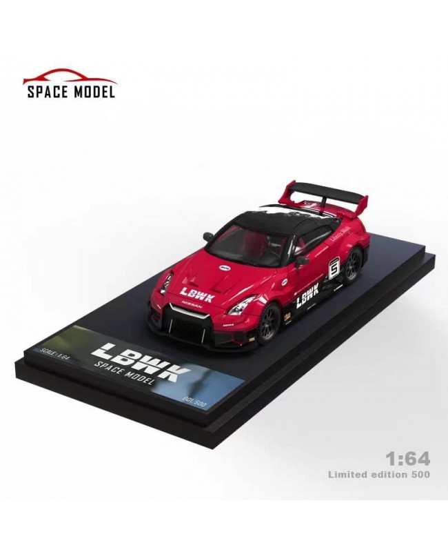 (預訂 Pre-order) Space Model 1/64 GTR LBWK (Diecast car model) 紅色
