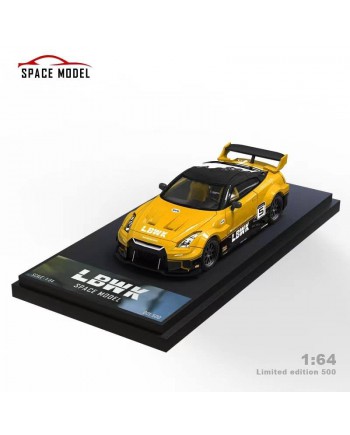(預訂 Pre-order) Space Model 1/64 GTR LBWK (Diecast car model) 黃色
