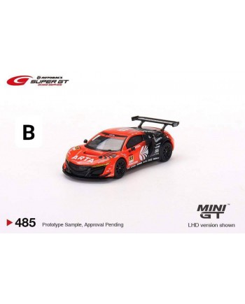 (預訂 Pre-order) Mini GT 1/64 日本限定 MGT00485-L - Honda NSX GT3 EVO22 #55 ARTA 2022 Super GT Series LHD (Diecast car model)