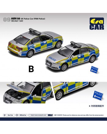 (預訂 Pre-order) Era 1/64 AU22A60901 - #09 Audi A6 UK Police Car (PSNI Police) (Diecast car model)