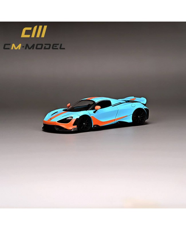(預訂 Pre-order) CM Model 1/64 McLaren 765LT Gulf (Diecast car model) 