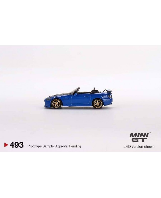 (預訂 Pre-order) Mini GT 1/64 Honda S2000 (AP2) Mugen Monte Carlo Blue Pearl #493 (Diecast car model)