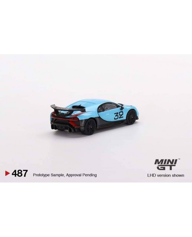 (預訂 Pre-order) Mini GT 1/64 Bugatti Chiron Pur Sport Grand Prix #487 (Diecast car model)
