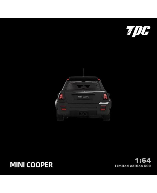 (預訂 Pre-order) TPC 1/64 LBWK Mini Cooper (Diecast car model) 金屬黑+紅條紋