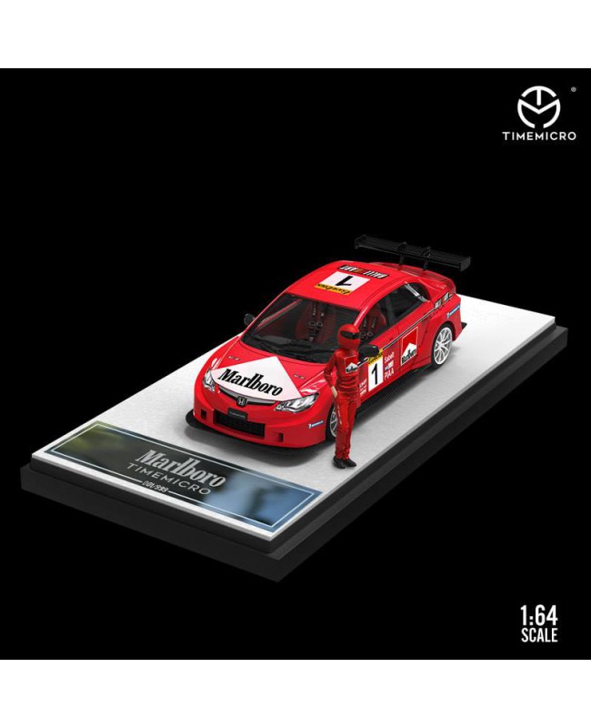 (預訂 Pre-order) Timemicro TM 1/64 Honda Civic (Diecast car model) 紅色人偶版