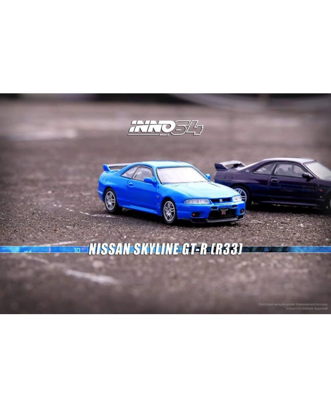 (預訂 Pre-order) Inno64 IN64-R33-CBL Nissan Skyline GT-R (R33) Championship Blue (Diecast car model)