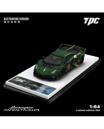 (預訂 Pre-order) TPC Exclusive 1/64 LBWK Aventador EVO GT (Diecast car model) 戰鬥綠舊化版