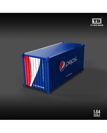 (預訂 Pre-order) TimeBox 1:64 20尺集裝箱模型 Pepsi