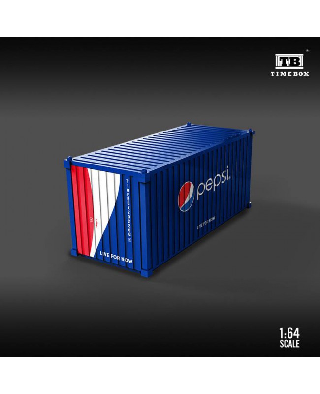 (預訂 Pre-order) TimeBox 1:64 20尺集裝箱模型 Pepsi