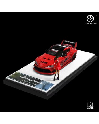 (預訂 Pre-order) TimeMicro 1:64 Supra LBWK (Diecast car model) 紅色人偶版