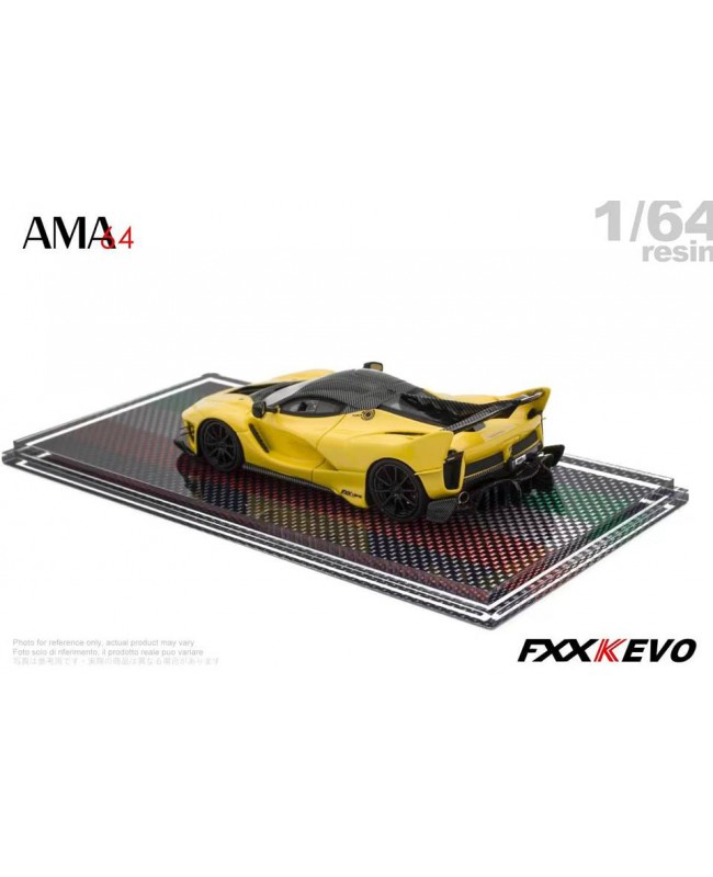(預訂 Pre-order) AMA64 1/64 resin. FXX-K Evo racing (Resin car model) Yellow (限量399台)