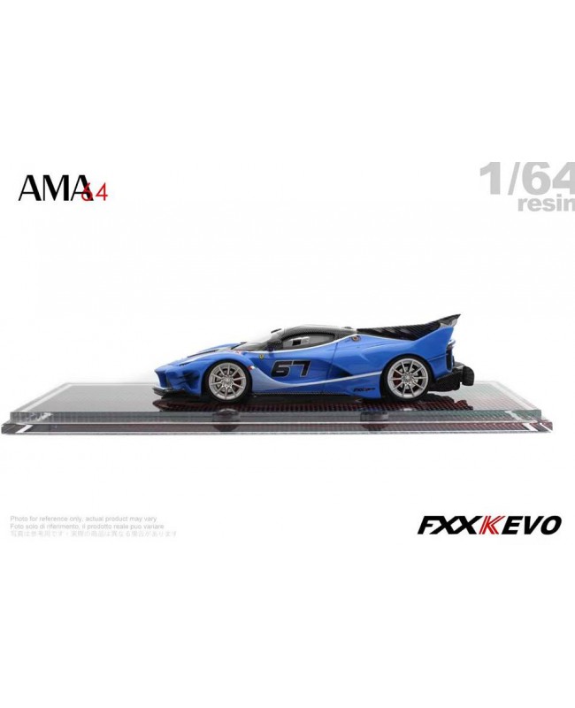 (預訂 Pre-order) AMA64 1/64 resin. FXX-K Evo racing (Resin car model) Sky blue #67 (限量399台)