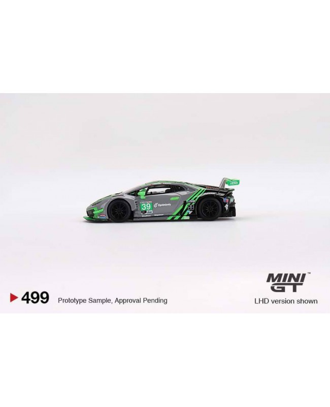 (預訂 Pre-order) Mini GT 1/64 MGT00499-L - Lamborghini Huracán GT3 EVO #39 2022 IMSA Road America 2nd Place LHD (Diecast car model)
