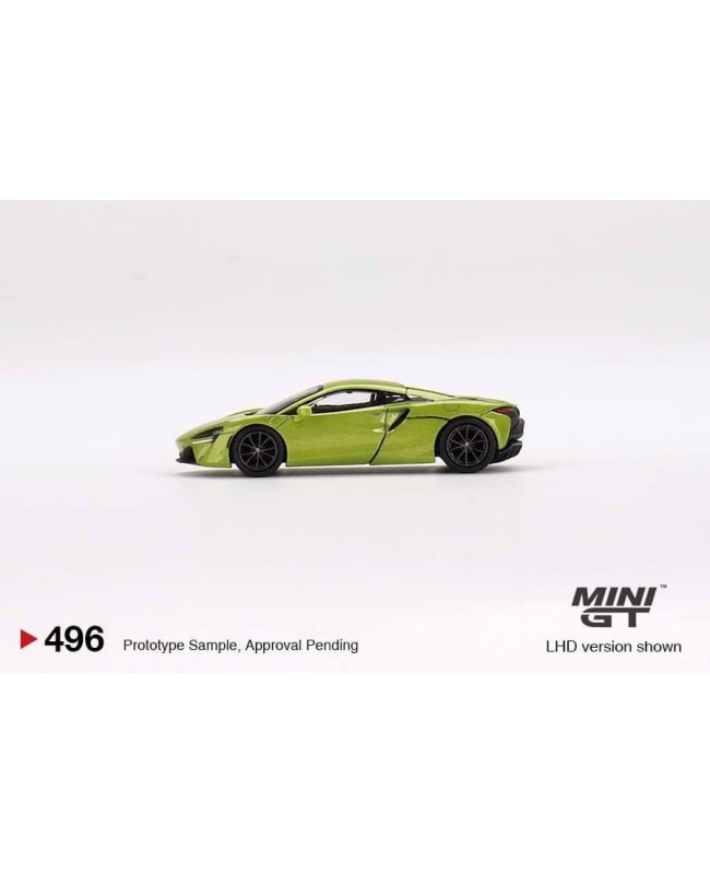 (預訂 Pre-order) Mini GT 1/64 MGT00496-R - McLaren Artura Flux Green RHD (Diecast car model)
