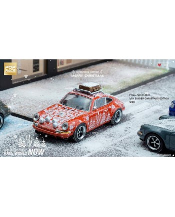 (預訂 Pre-order) Pop Race 1/64 Singer Christmas Edition (PR64-SGR-CHR) Snow Red (Diecast car model)