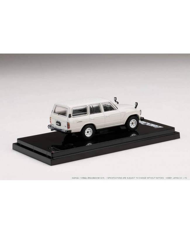 (預訂 Pre-order) HobbyJAPAN 1/64 Toyota LANDCRUISER 60 GX 1981 HJ643039AW  : White (Diecast car model)