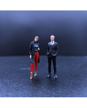 (預訂 Pre-order) Lucky Studio 1/64 Figurine set:  suit dress couple