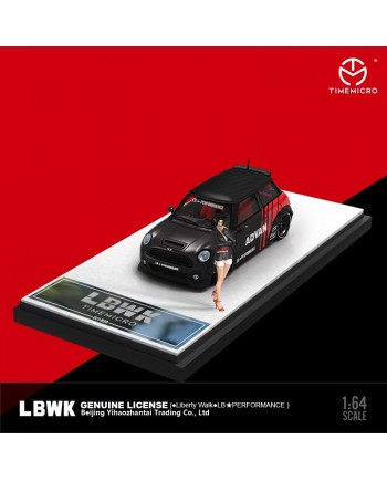 (預訂 Pre-order) TimeMicro TM1:64 BMW LBWK Mini 寬體 Martini / ADVAN (Diecast car model) LBWK ADVAN人偶版