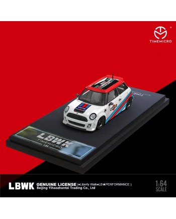 (預訂 Pre-order) TimeMicro TM1:64 BMW LBWK Mini 寬體 Martini / ADVAN (Diecast car model) LBWK Martini 普通版