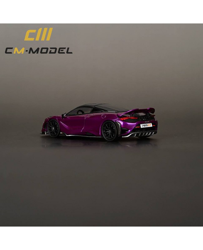 (預訂 Pre-order) CM model 1/64 Mclaren 765LT (Diecast car model) Purple