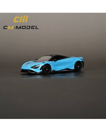 (預訂 Pre-order) CM model 1/64 Mclaren 765LT (Diecast car model) Blue